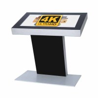 Digital Signage Digitales Kiosk - Querformat einseitiger 43 Zoll-Bildschirm - schwarz - 4K UHD incl. Samsung-LED Display für den 24/7-Einsatz - Digitales Kiosk 43 zoll 4K